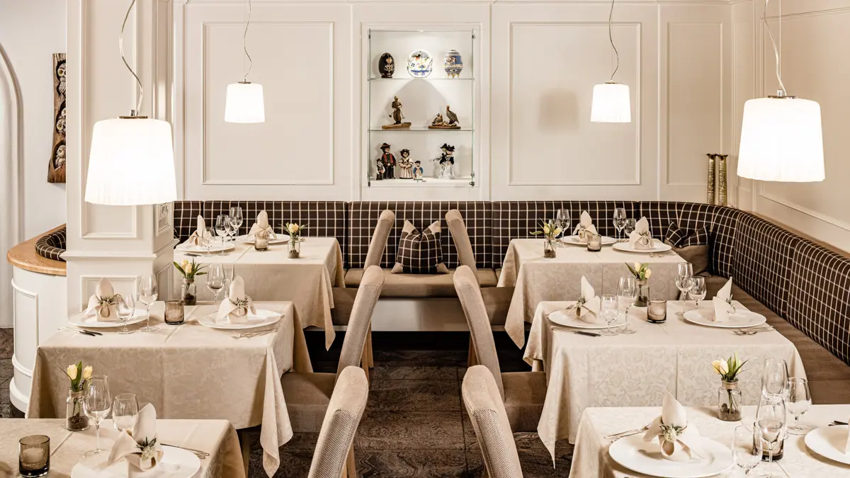 Italy, Dolomites, Selva, Hotel Mignon, Restaurant