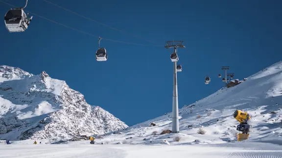 Saas Fee Switzerland Hohsaas Gondola