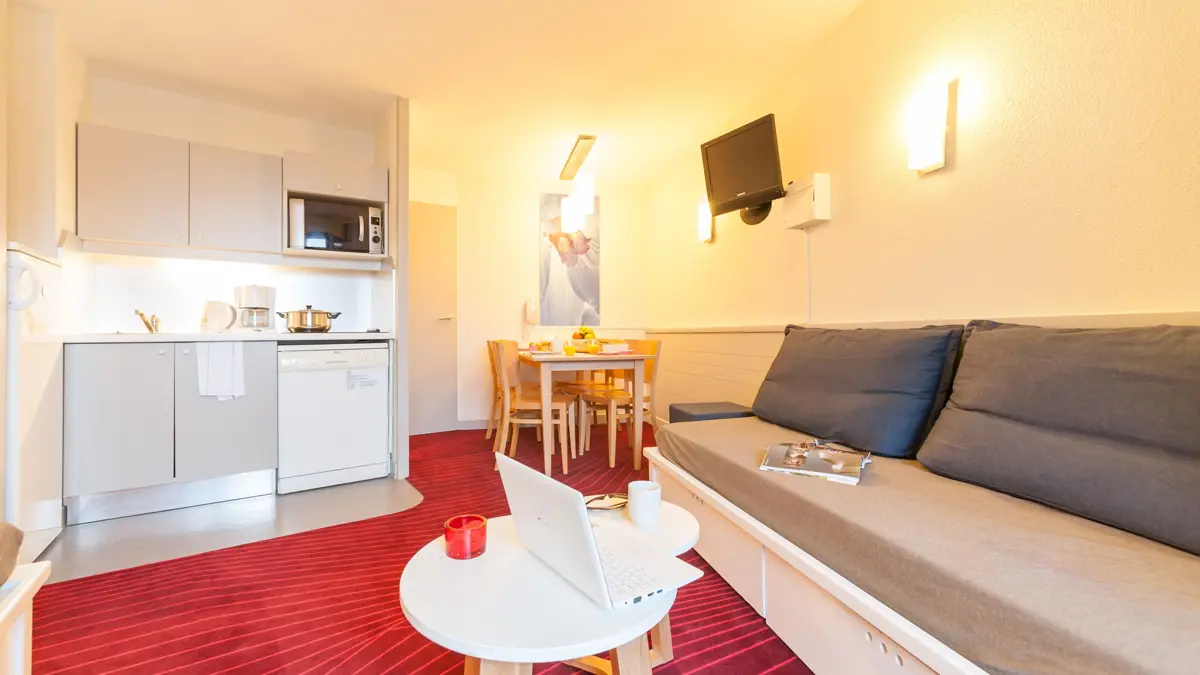 La Daille Apartments Val D'isere One Bedroom Alcove Apartment Interior