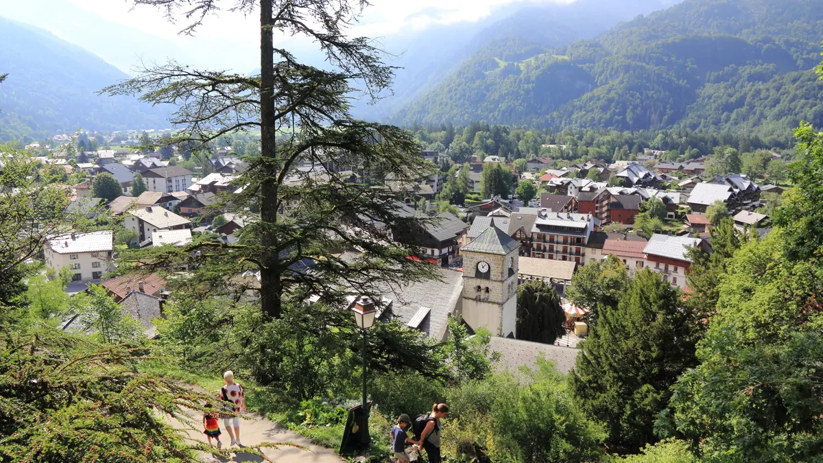 Samoens village view from above