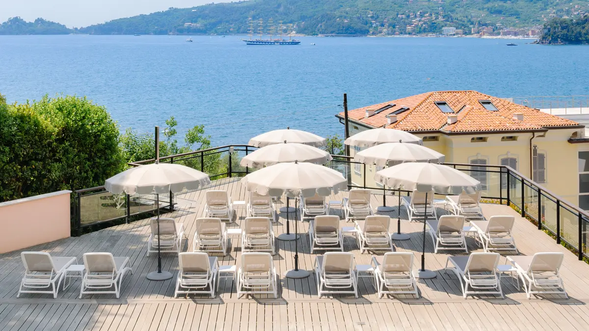 Grand Hotel Bristol, Rapallo, Liguria, Sun Deck