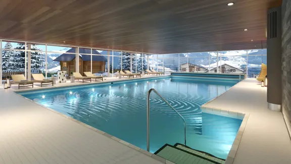 Braunbär Hotel Spa Wengen Pool