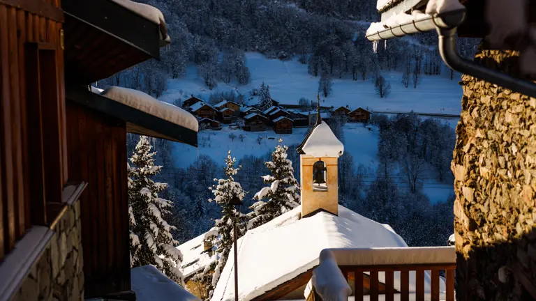 A scenic view of a landscape