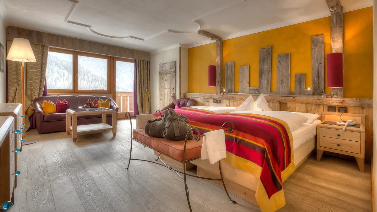 Inghams Italy Dolomites San Cassiano Hotel Fanes Fanes Bedroom