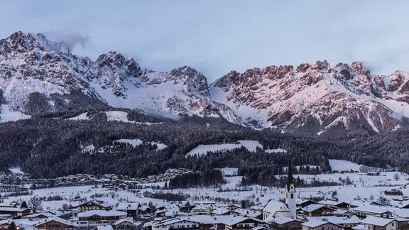 Ski Welt Wilder Kaiser Brixental Area Winter Ellmau Village C Daniel Reiter Peter Von Felbert