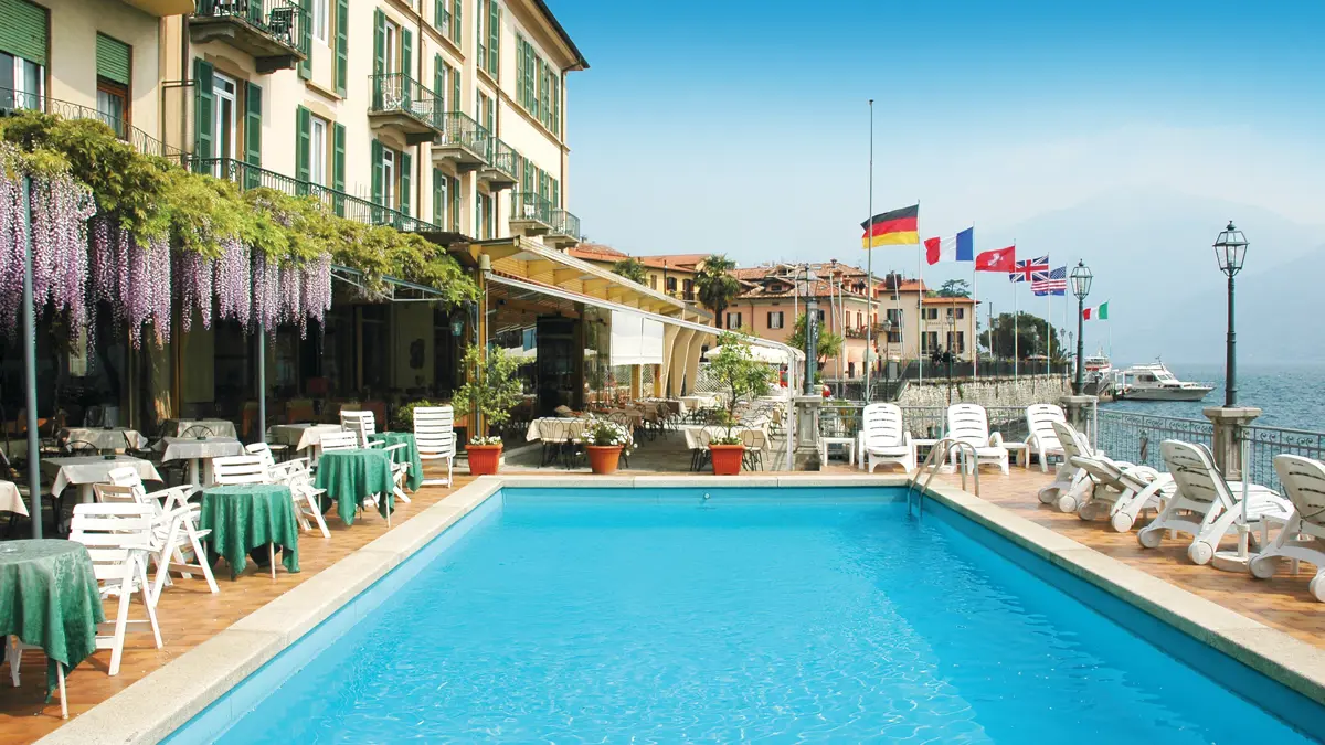 Hotel Bellavista, Menaggio, Lake Como, Pool & Loungers