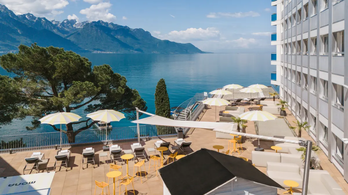 Hotel Mona Montreux Sundeck View 2