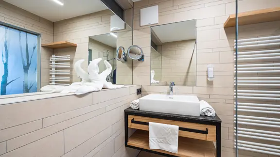 Junior suite bathroom