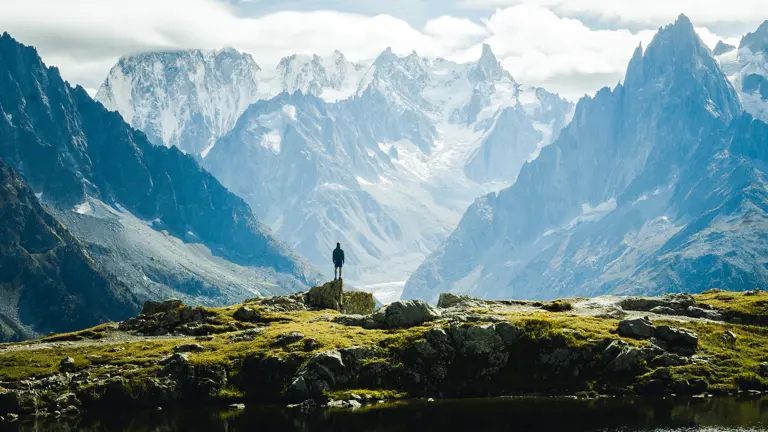 A scenic view of a landscape