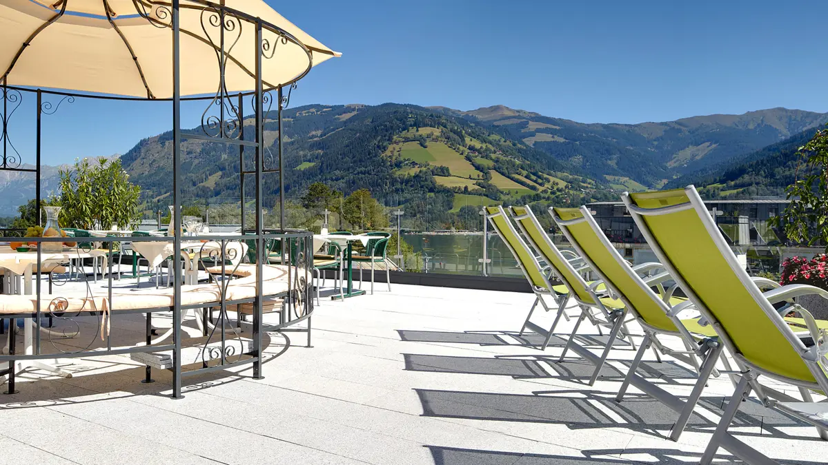 Hotel Fish Inn Zell Am See Roof Terrace