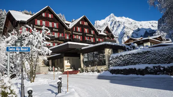 Hotel Romantik Schweizerhof Grindelwald Winter Exterior