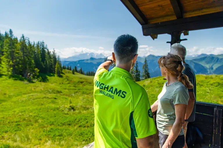 A scenic view of a landscape