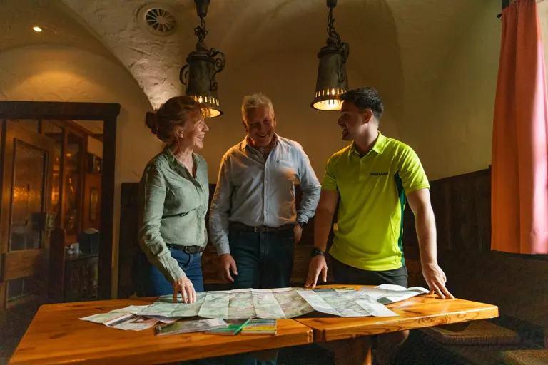 A scenic view of a landscape