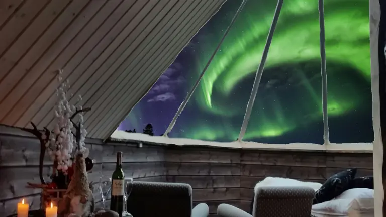 A scenic view of a landscape