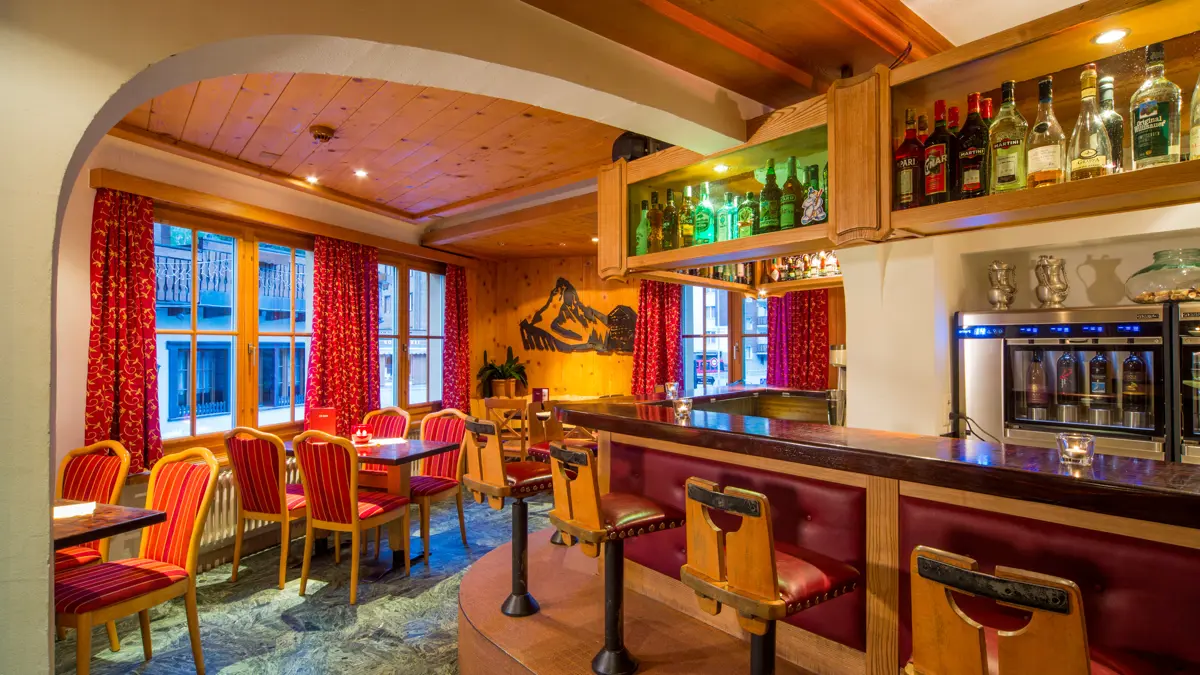 Hotel Excelsio Zermatt Bar Area