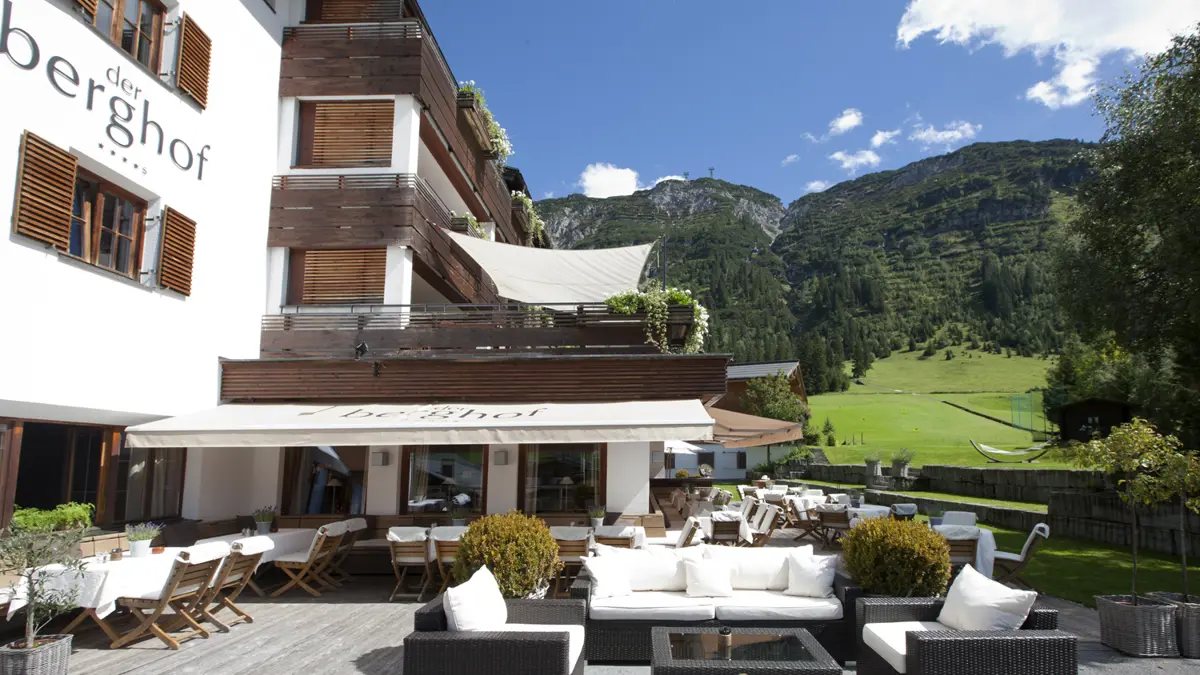 Hotel Der Berghof Lech Terrace