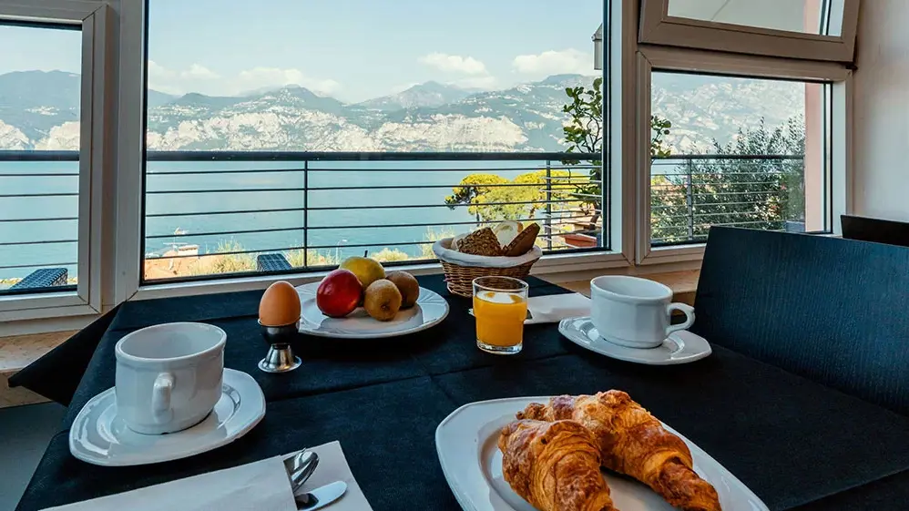 Hotel Antonella, Malcesine, Lake Garda, Breakfast