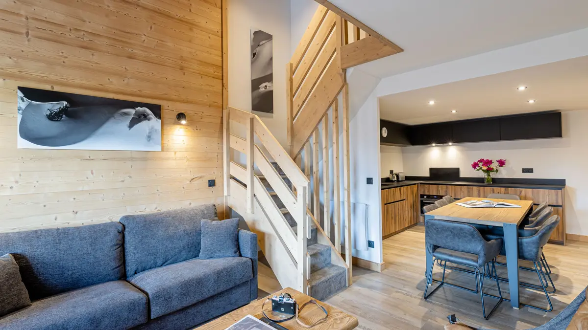 Residence W2050 La Plagne Three Bedroom Apartment Interior 3