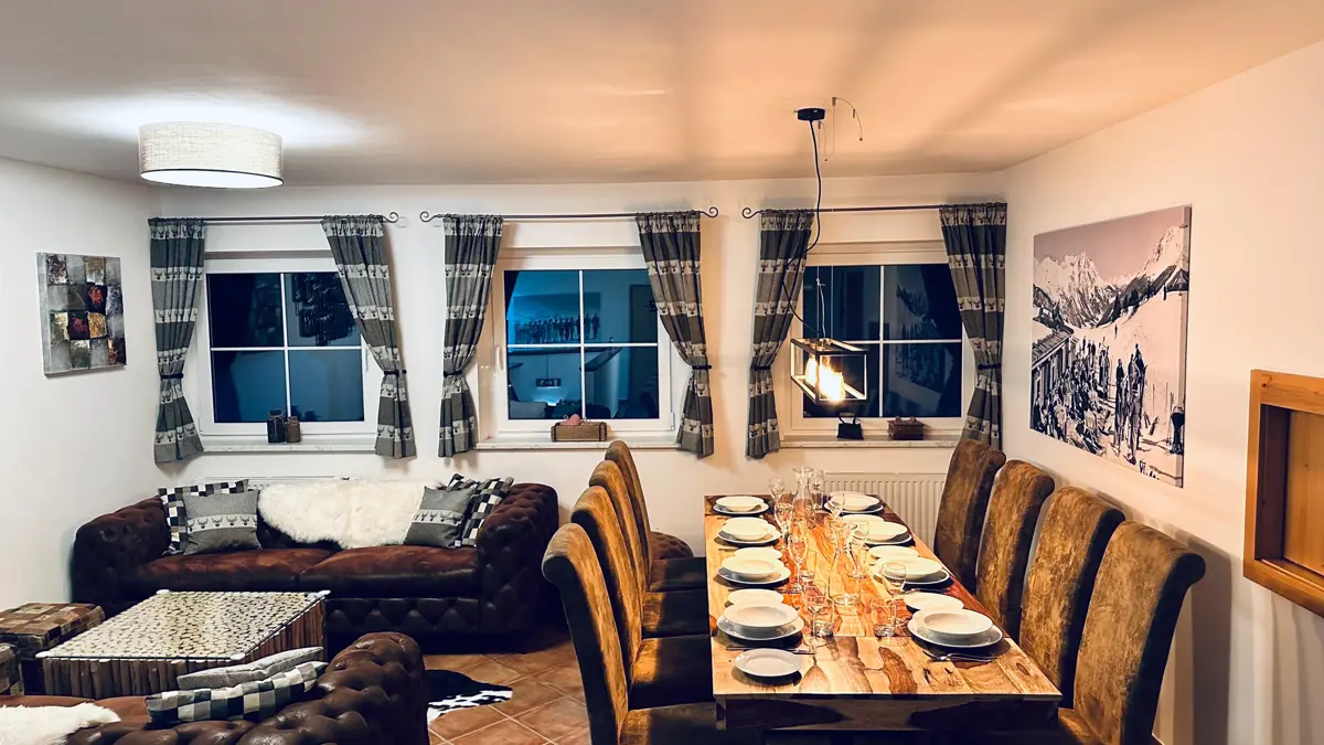 Chalet Fauner B St Anton Dining Lounge Area 3