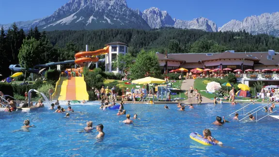 Ellmau Kaiserbad Swimming Pool Copyright TVB Wilder Kaiser