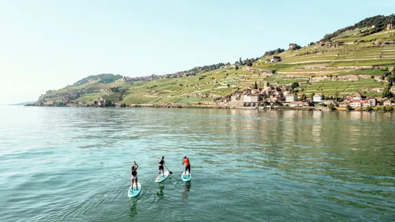 Montreux riviera paddleboarding