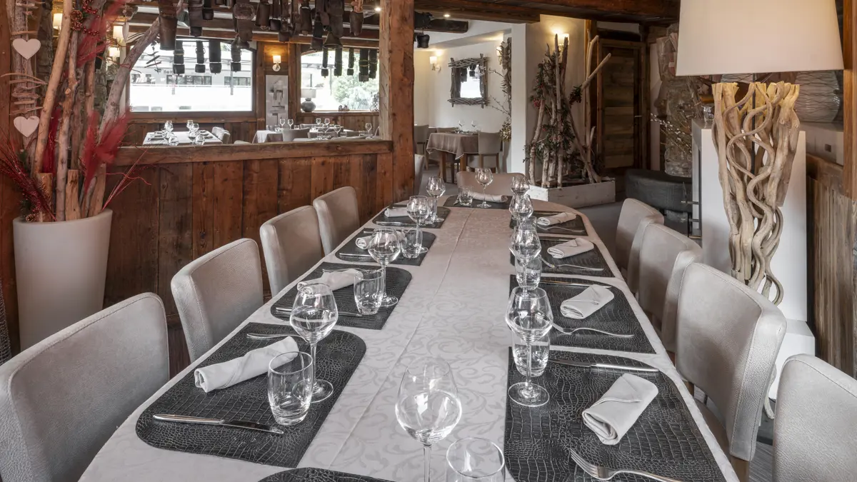 Hotel L'eterlou Meribel Restaurant La Grange 3