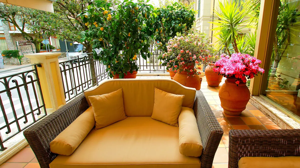 Hotel Francia & Quirinale, Montecatini, Front Terrace