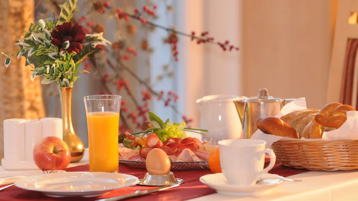 Hotel Nassereinerhof St Anton Breakfast Table