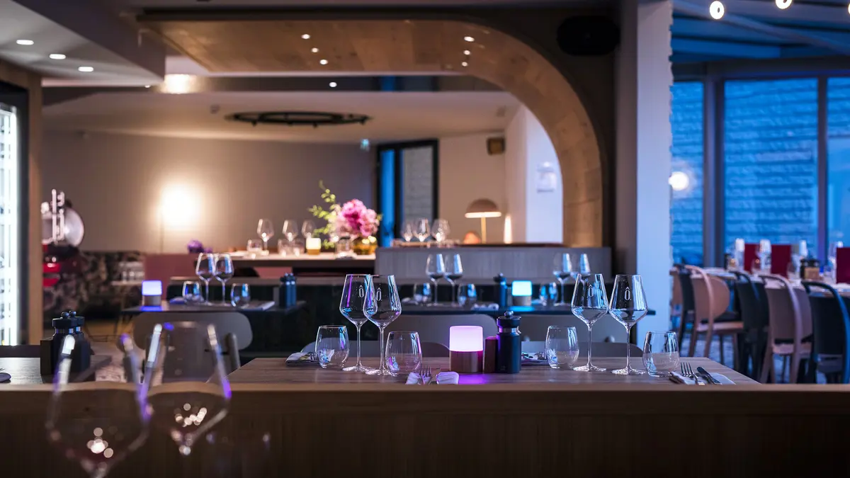 Hotel Le Pelican Lake Annecy Dining Room