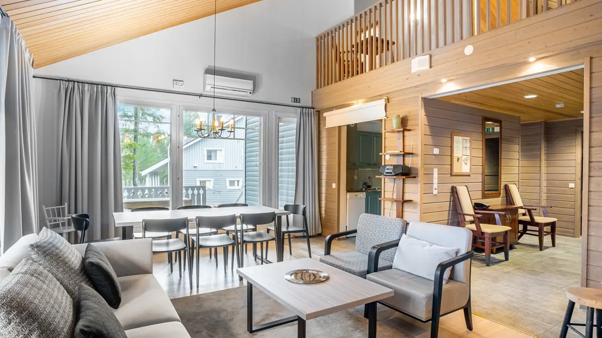 K5 Cabins Four Bedroom Lounge Area