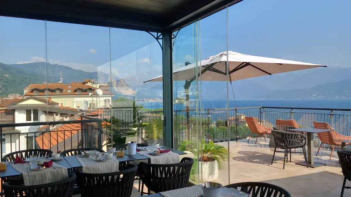 Sempione Boutique Hotel, Stresa, Breakfast Terrace