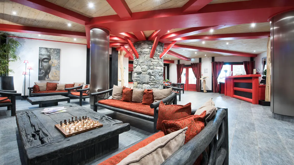 Residence Le Telemark Apartments Tignes reception lounge area