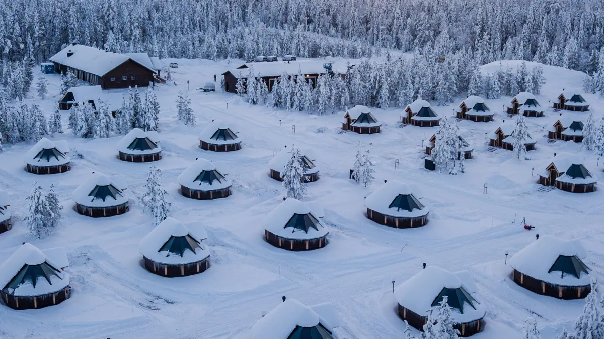 Northern Lights Village Levi Cabin Areial Image.Jpg 3