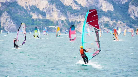 Windsurfing on Lake Garda, Family Holidays in Italy