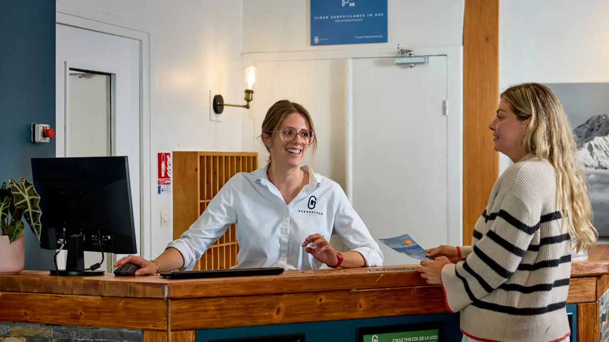 Hotel Grangettes Meribel Reception