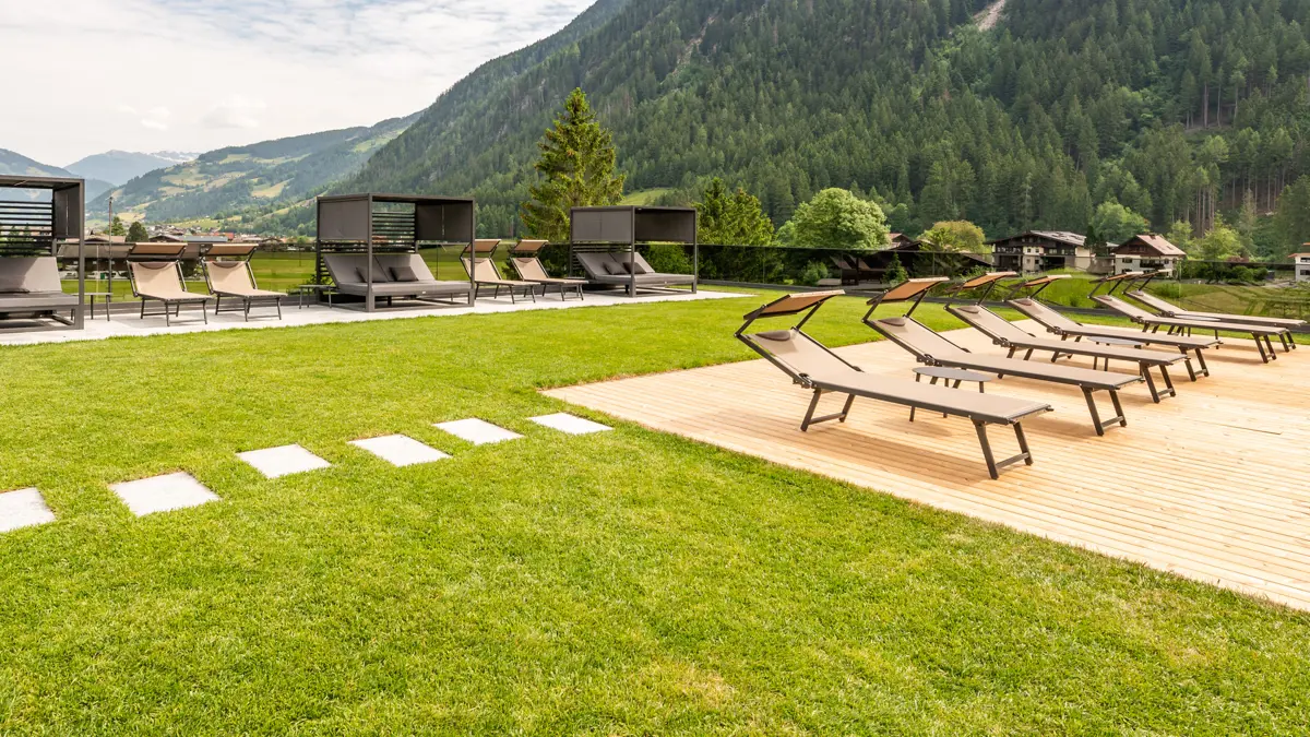 Hotel Berghof Mayrhofen Relaxation Terrace
