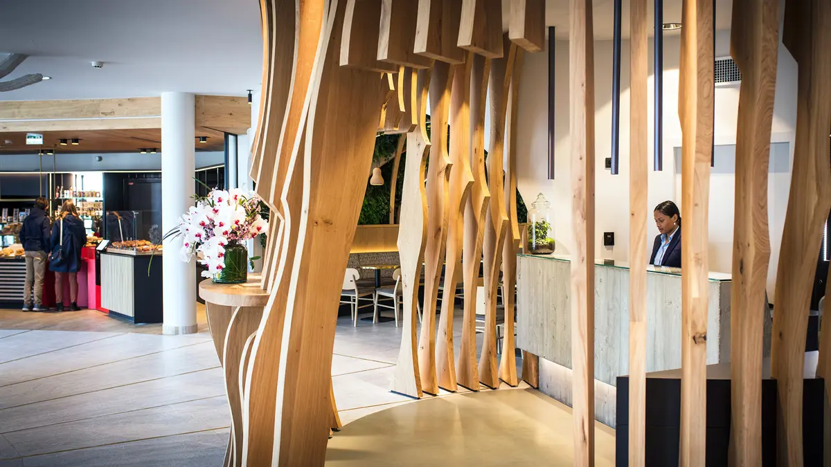 Hotel Le Pelican Lake Annecy Reception