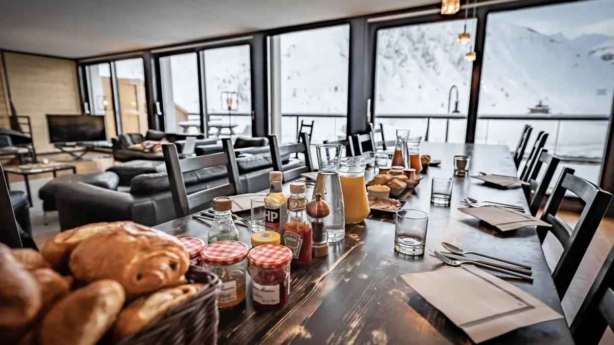 Chalet Arktic Tignes Typical Breakfast
