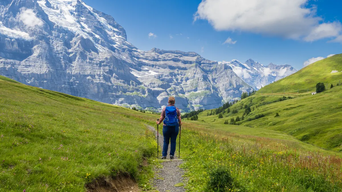 Eiger Trail Between Grindlewald And Wengen Adobestock 519992233