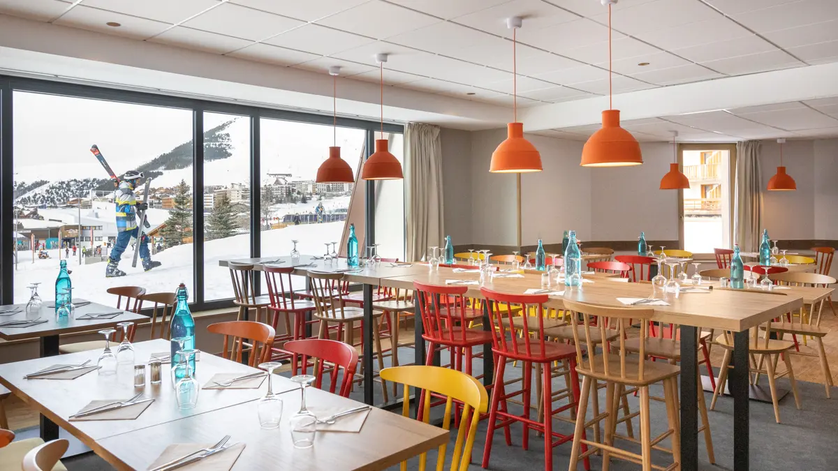 Hotel Les Bergers Alpe D'huez Restaurant 2