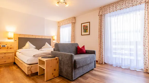 North facing double room