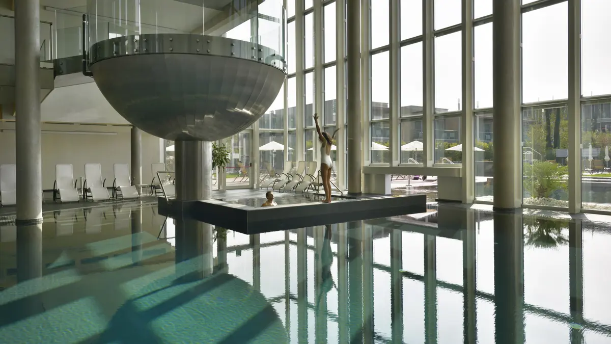 Aqualux Hotel Spa Suite Terme Indoor Pool Whirlpool