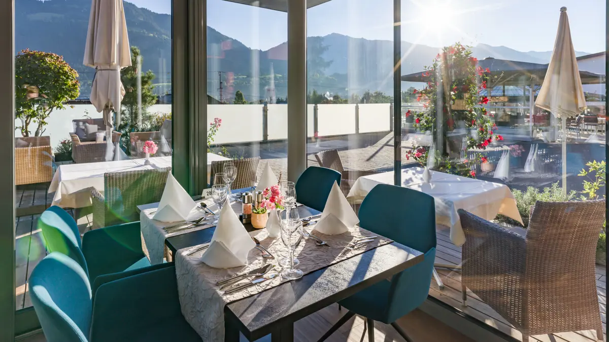 Aktivhotel Schweizerhof Kitzbuhel Restaurant Terrace