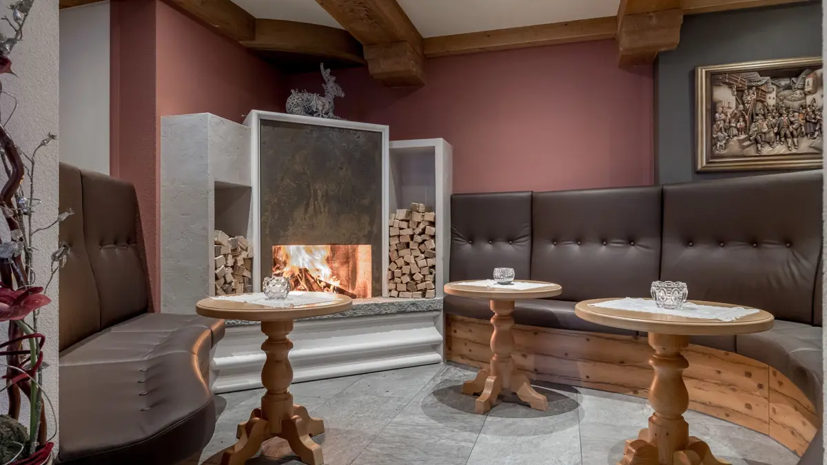 Hotel Alpenland Obergurgl Fireplace