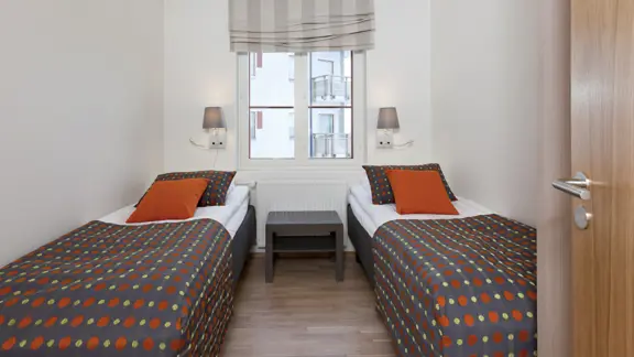 Two-bedroom apartment bedroom