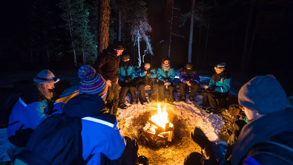 Muotka Wilderness Lodge Saariselka Campfire 2