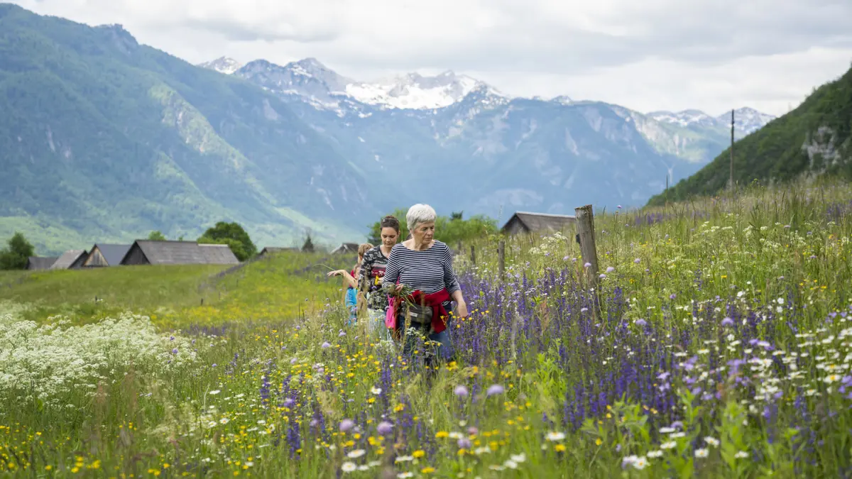 Lake Bohinj flower festival