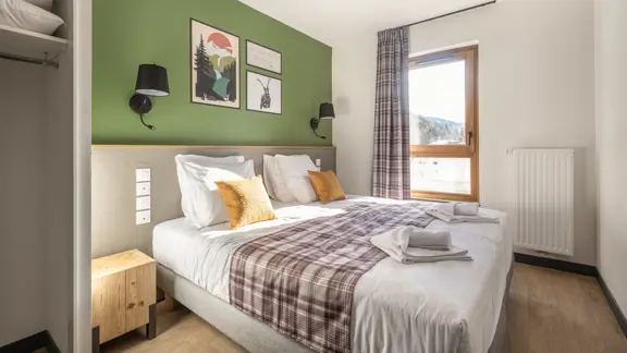 Typical apartment bedroom