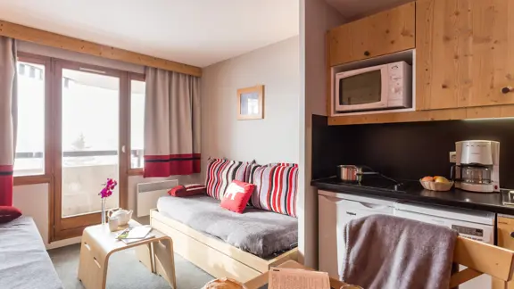 Studio apartment interior