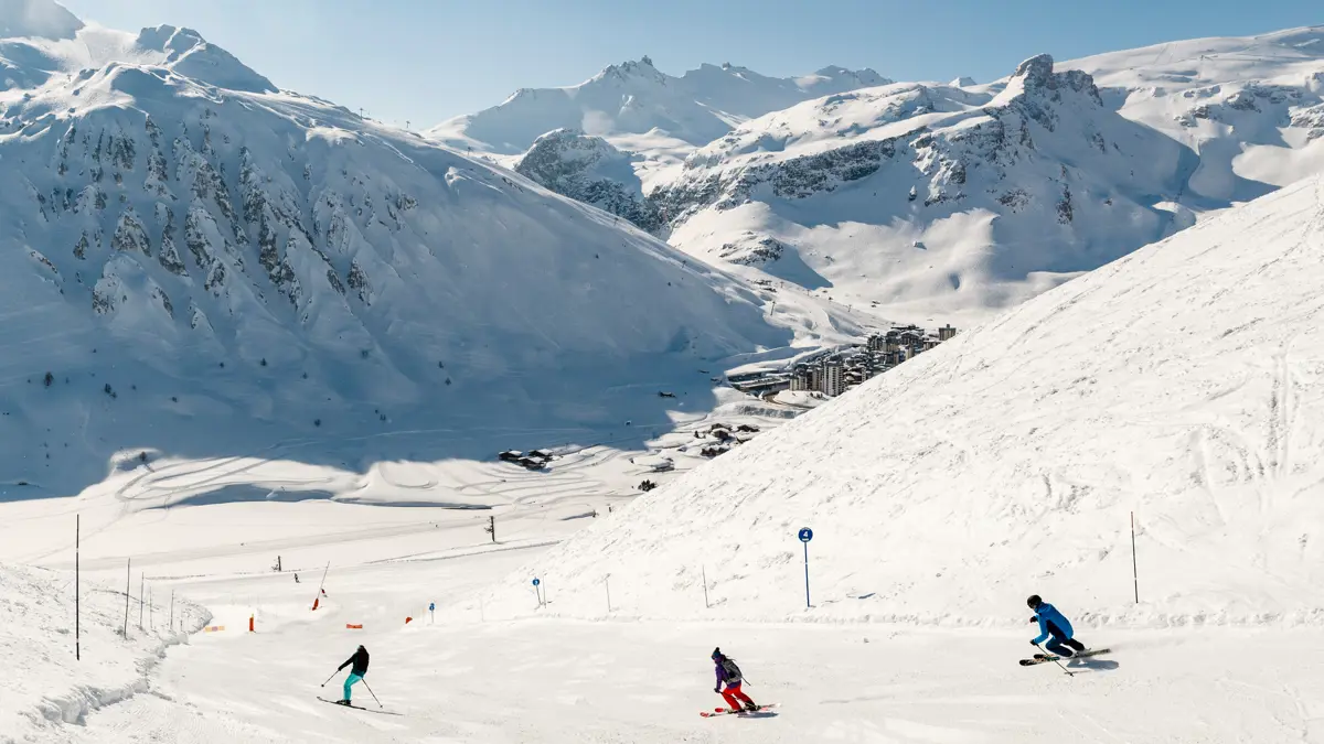 Tignes Tignes Val D'isere Skiers Greg Mistral
